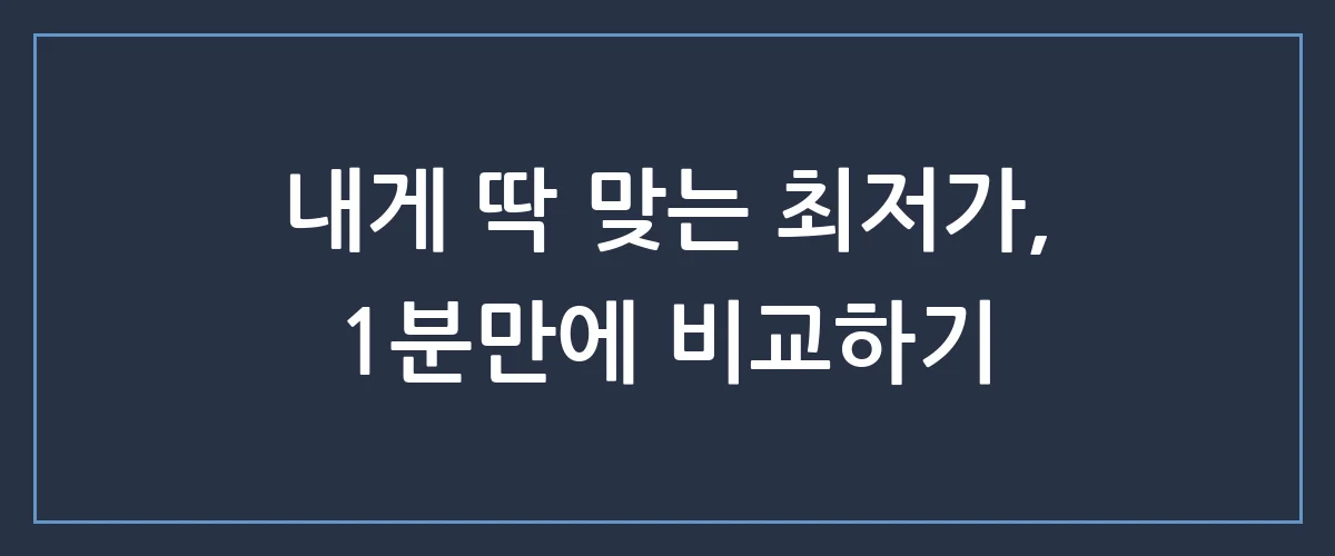 월 납입금 반토막? 후회 없는 장기렌트카 비교 꿀팁 총정리
